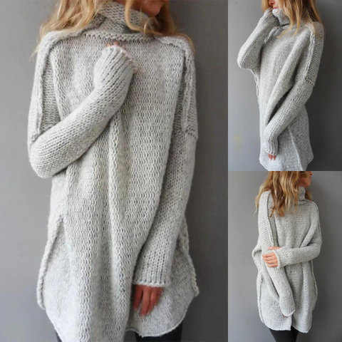 Diana | Großer grauer Pullover