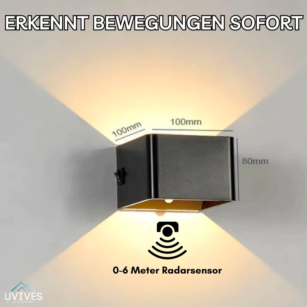 (50% RABATT) Kubik™ Einfach zu installierende luxuriöse Wandleuchte [Letzter Tag Rabatt]