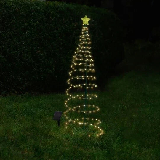 50% RABATT | ShineTree™ - Solar LED Metall Weihnachtsbaum mit Lichterketten [Letzter Tag Rabatt]