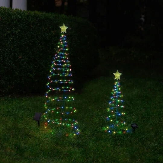 50% RABATT | ShineTree™ - Solar LED Metall Weihnachtsbaum mit Lichterketten [Letzter Tag Rabatt]