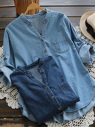 Bernadette | Denim-Blouse