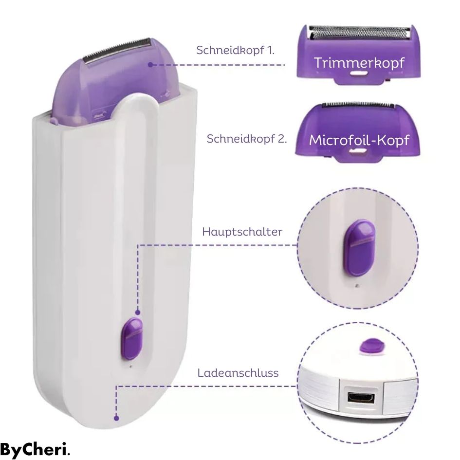 SeidenRasur™ Tragbare elektrische Haarentfernungsmaschine  (1+1 Gratis)