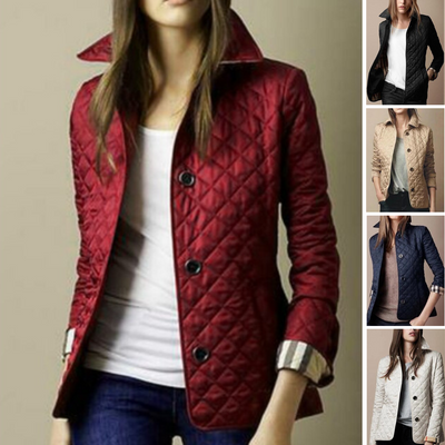 Cherrie™ - Die elegante schlanke Seiden-Baumwoll-Jacke