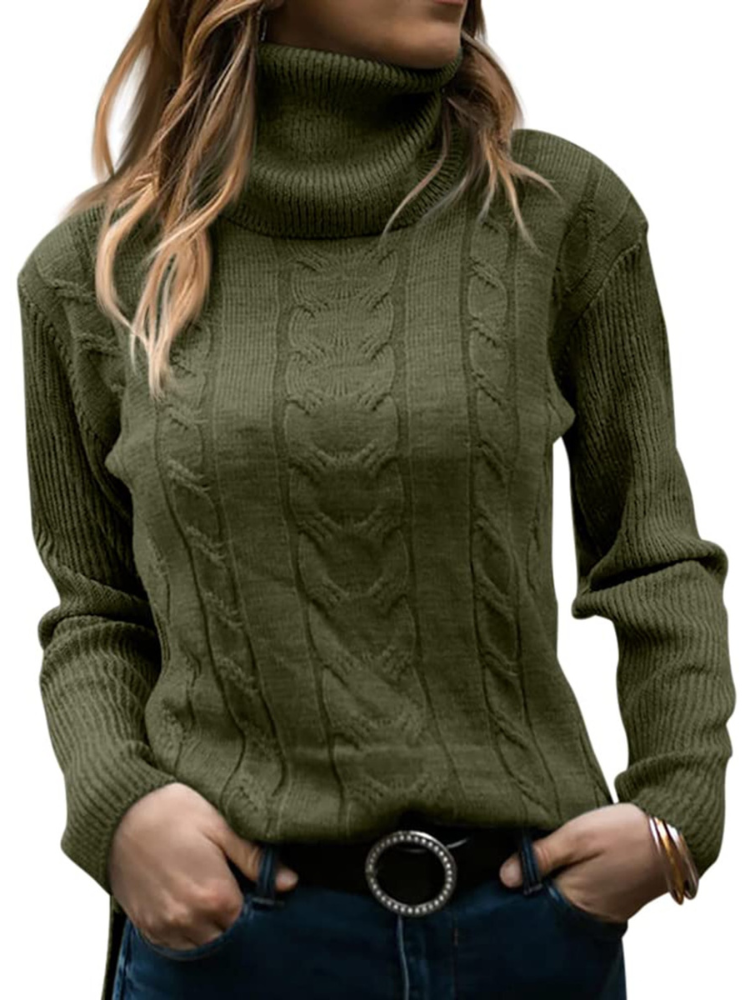 Sandra | Warmer Rollkragenpullover