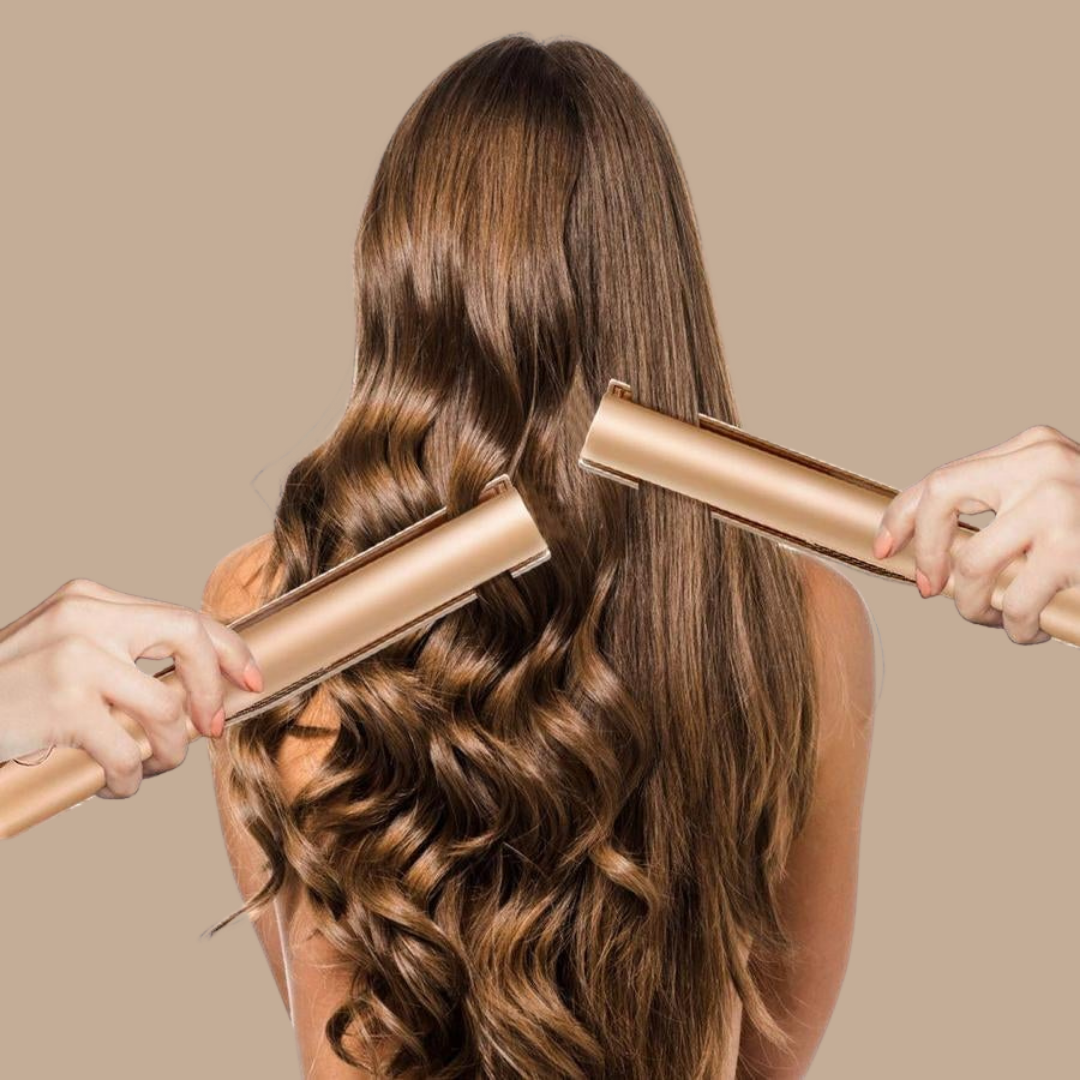 ZwillingsStil™ 2-in-1-Hairstyler und Lockenstab