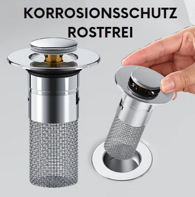 StahlSieb™ Hygienische klare Abflusslösung