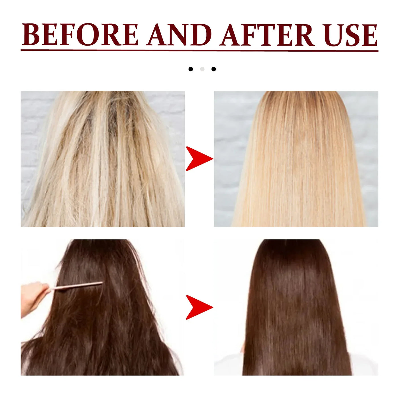 KeratinGlatt™ Haarglättende Spülung mit Keratin (1+1 Gratis)