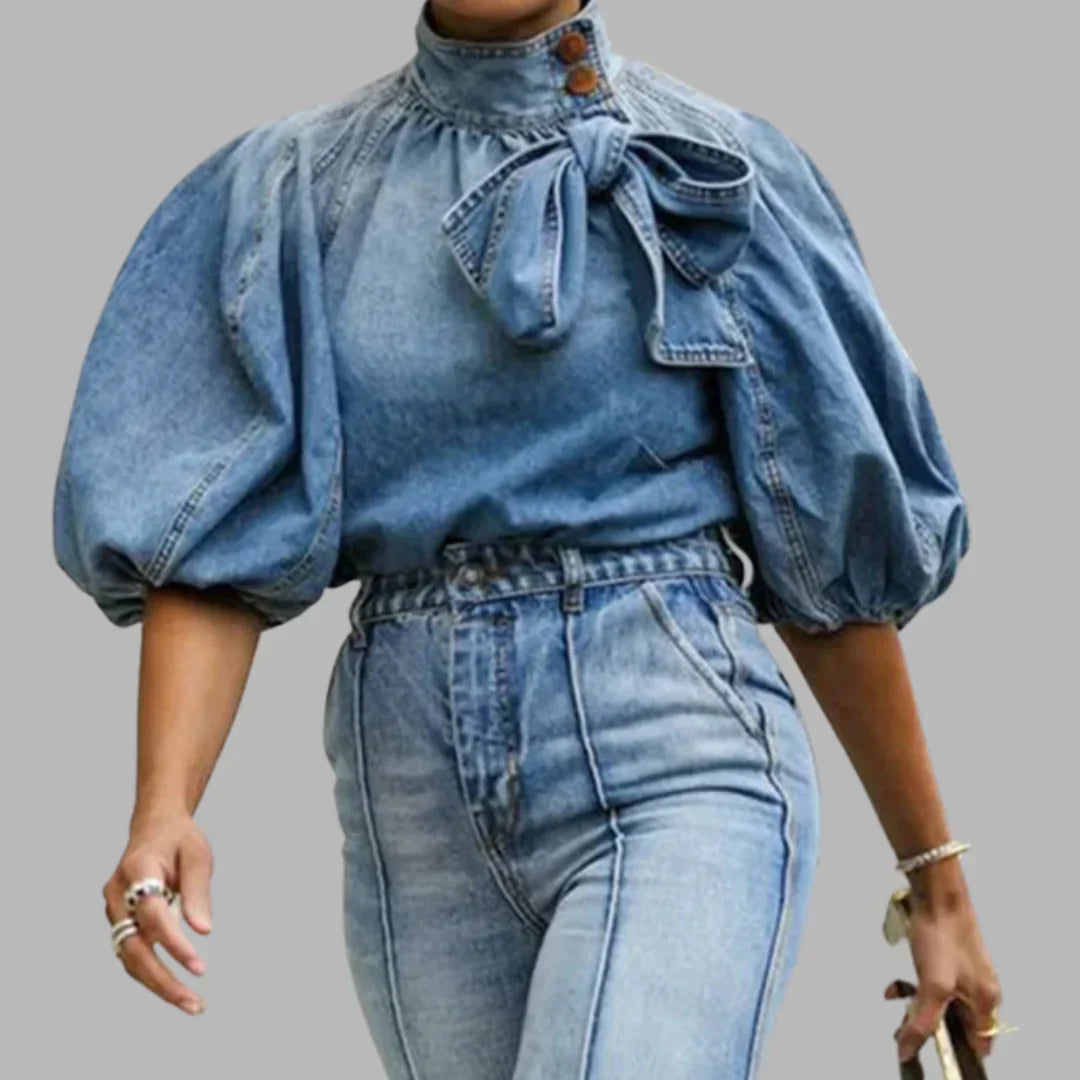 Frieda | Denim Bluse