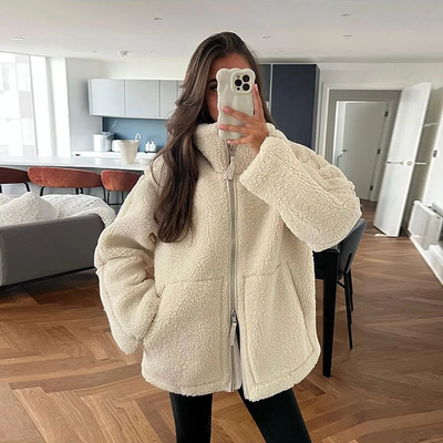 Nikkie™ - Cozy Teddy Mantel Jacke