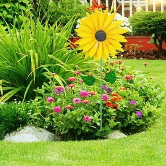 Suncharm™ Bunter Sonnenblumen-Windmühle
