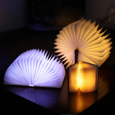 LumiFold™ - Zusammenklappbare Bettlampe zum Umblättern von Seiten