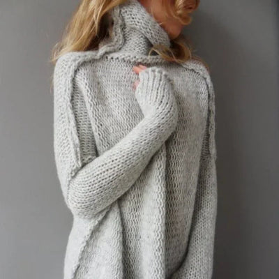 Diana | Großer grauer Pullover